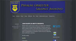 Desktop Screenshot of orkester-deskle.si